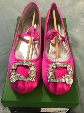 New in Box Kate Spade Renata Mary Jane Ballet Flats-vivid snapdragon size 9